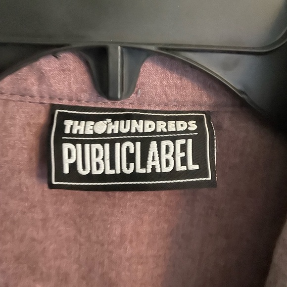 The Hundreds Public Label Button-Up Long Sleeve Shirt Men's Large - Picture 5 of 7